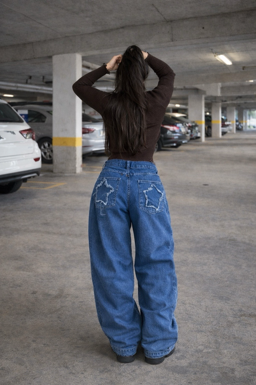 Jean Baggy Star Vintage