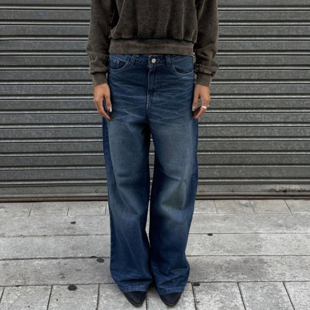 Jean Baggy West Blue