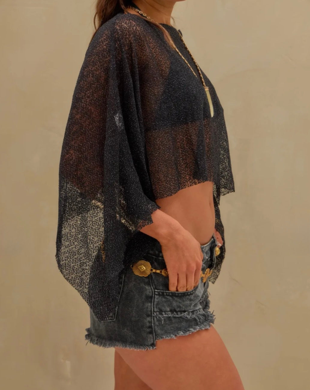 Capa Glam Lurex