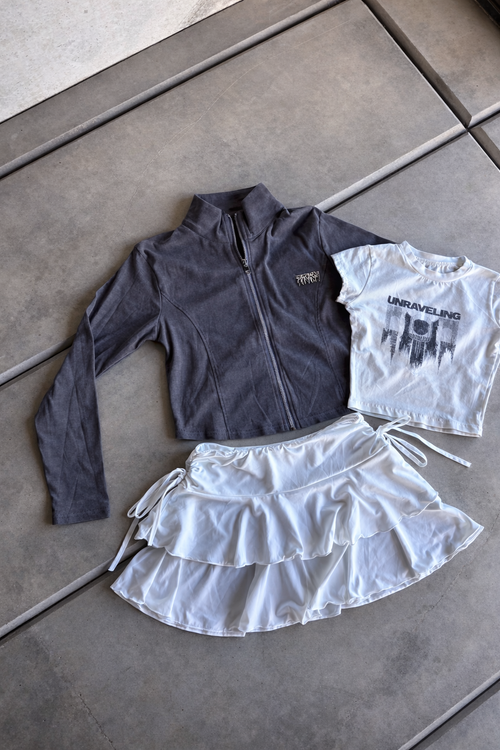 Campera trendy Gris