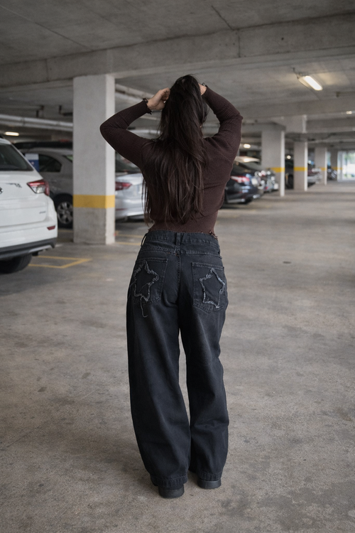 Black Star Baggy Low Rise