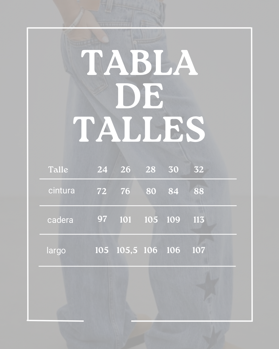 Jean Wide Leg Tiro Bajo Stars Grey