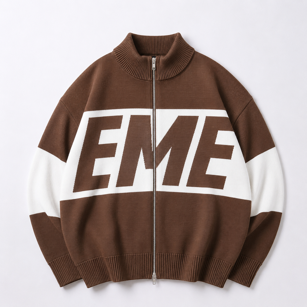 Campera Tejida EME Chocolate