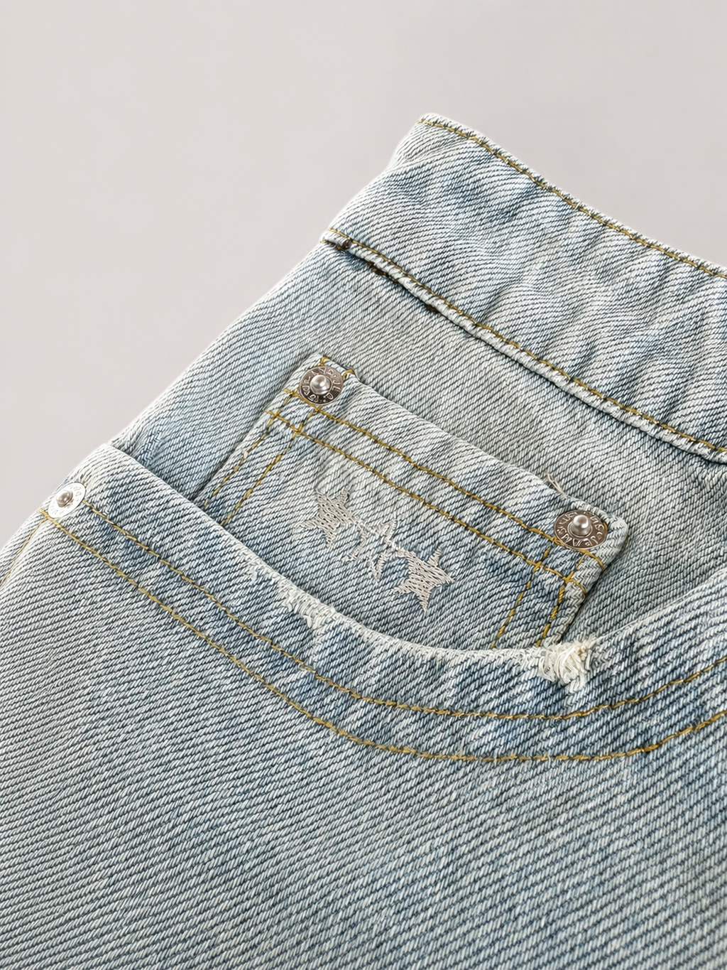 Jean Baggy Star tiro bajo