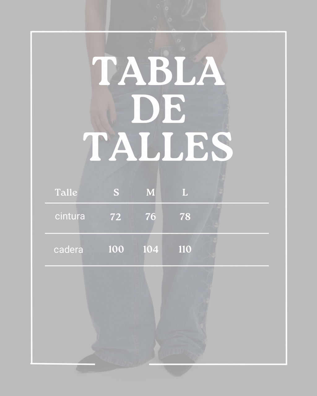 Jean Baggy Tachas tiro bajo