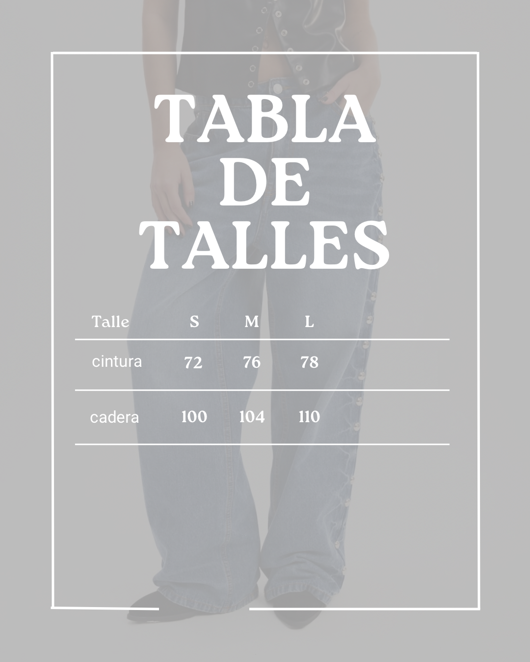 Jean Baggy Tachas tiro bajo