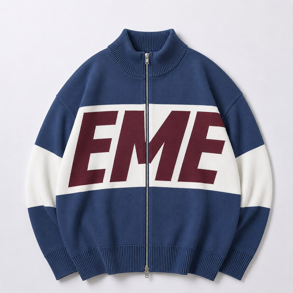 Campera Tejida Studios Blue